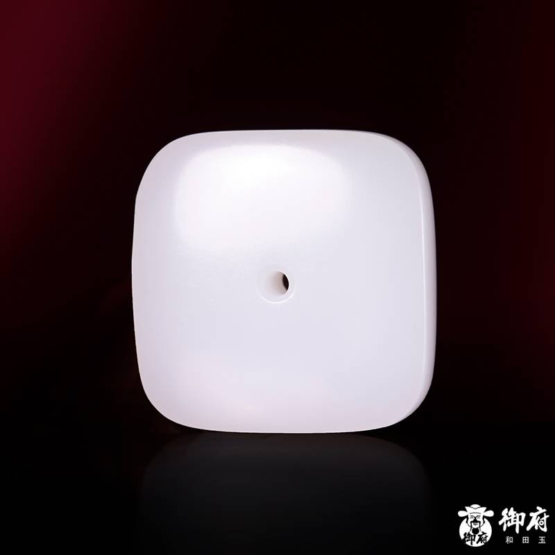 新疆和田玉白玉籽玉挂件 平安扣 15克